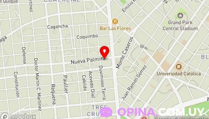 mapa de Escuela de Yoga y Yogaterapia de Montevideo Escuela en Montevideo