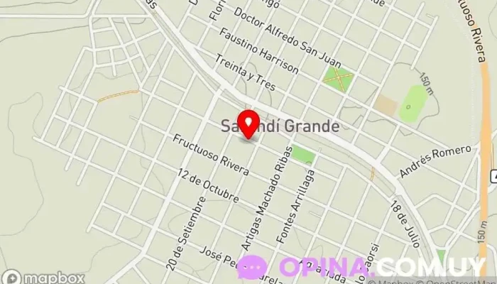 mapa de Escuela Especial 113 Centro de educación especial en Sarandí Grande