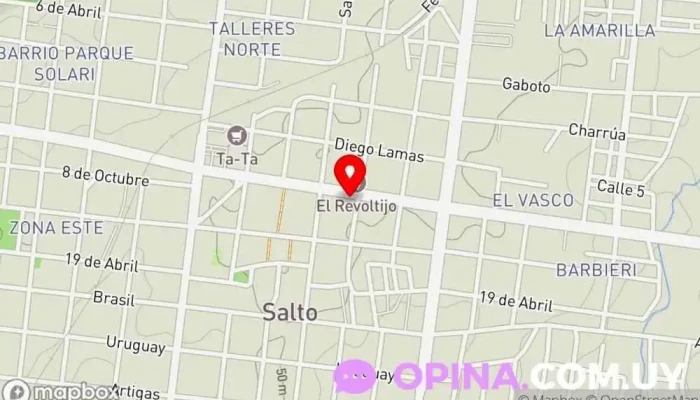 mapa de Escuela Especial N°97 Escuela en Salto