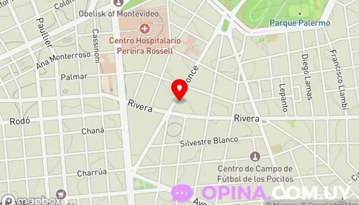 mapa de Escuela Freudiana de Montevideo Escuela en Montevideo