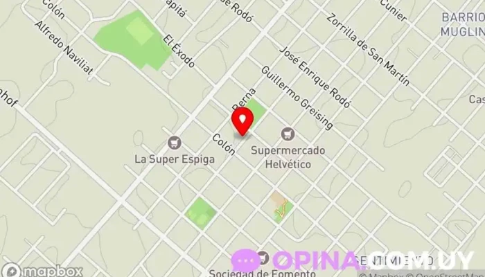 mapa de escuela logosofica Escuela en Nueva Helvecia