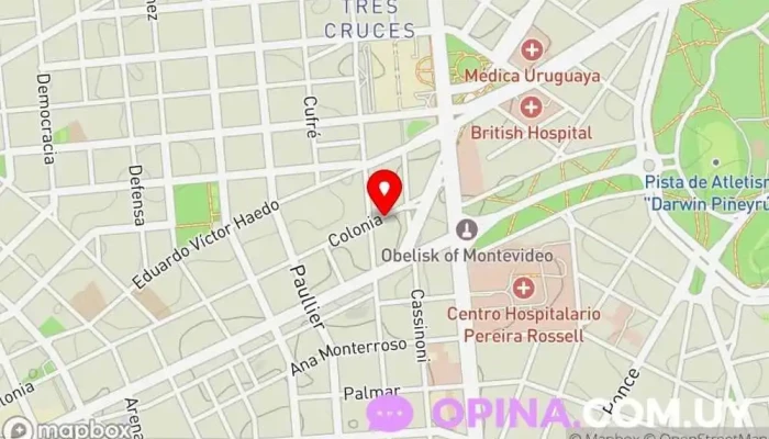mapa de Escuela Ma-pa Escuela técnica en Montevideo