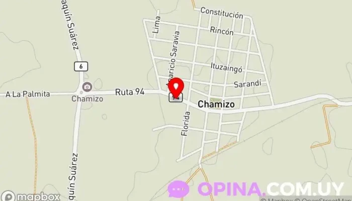 mapa de Escuela N 19 Escuela en Chamizo