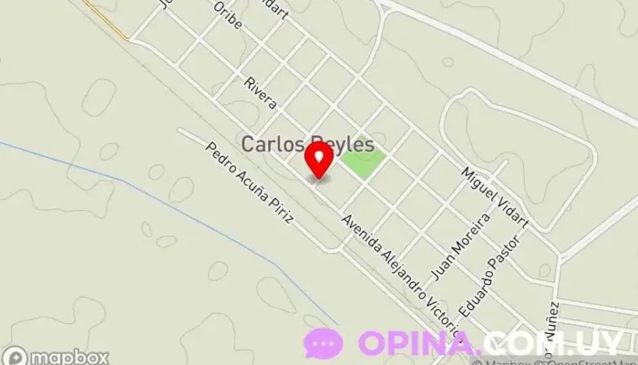 mapa de Escuela N 22 Centro educativo en Carlos Reyles