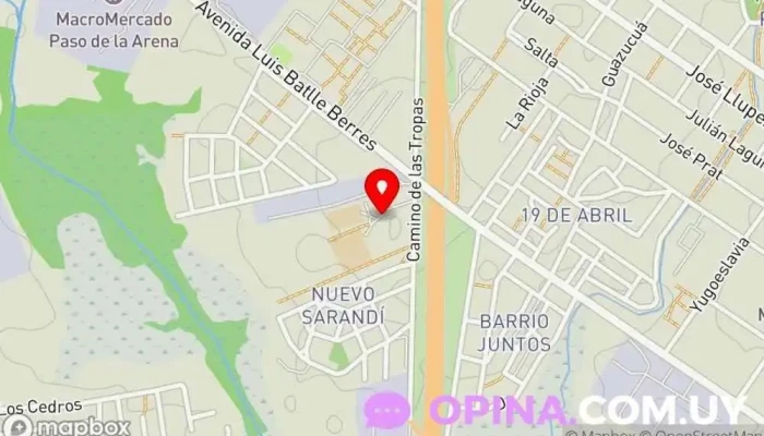 mapa de Escuela N 352 Escuela en Montevideo