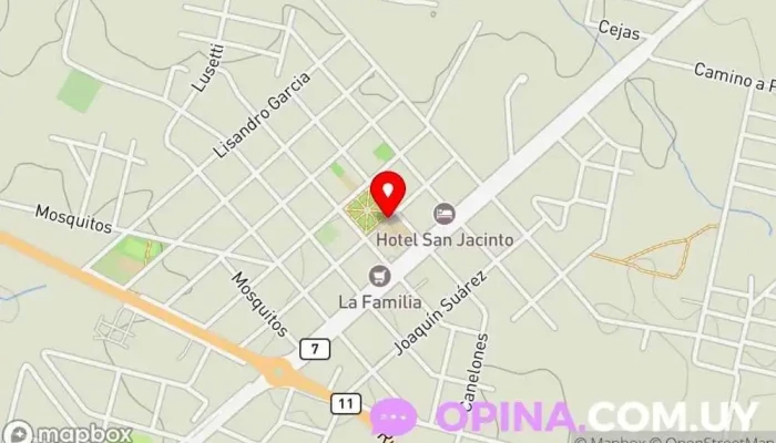 mapa de Escuela N° 105 Escuela en San Jacinto