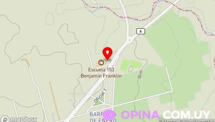 mapa de Escuela N° 153 Escuela en Montevideo