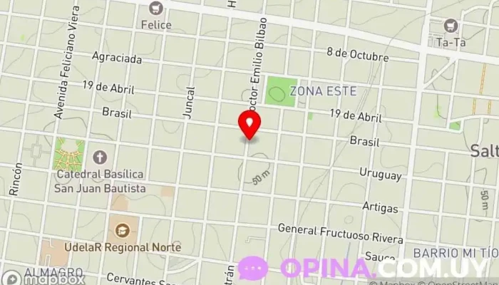 mapa de Escuela N° 2 Escuela en Salto