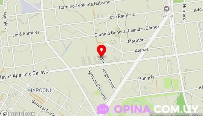 mapa de Escuela N° 220 Escuela en Montevideo