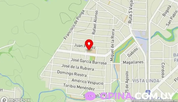 mapa de Escuela N.° 269 Escuela en Las Piedras