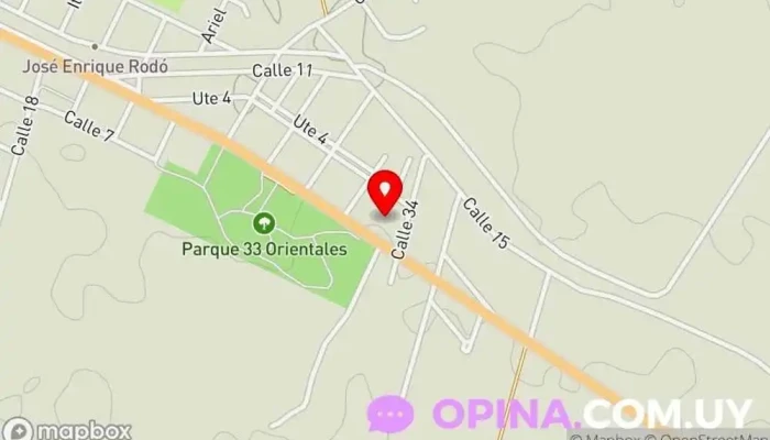 mapa de Escuela N° 45 Escuela en José Enrique Rodó