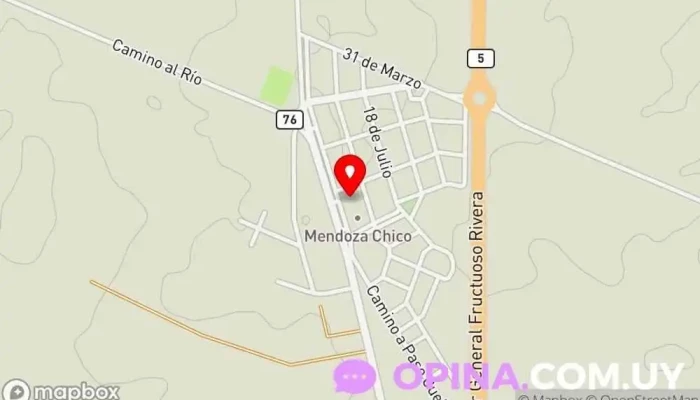 mapa de ESCUELA N° 52 Escuela primaria en Mendoza Chico