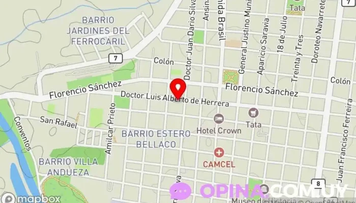 mapa de Escuela N° 7 Laura Silva De Maciel Escuela en Melo