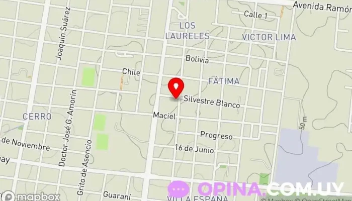 mapa de Escuela N° 78 Escuela en Salto