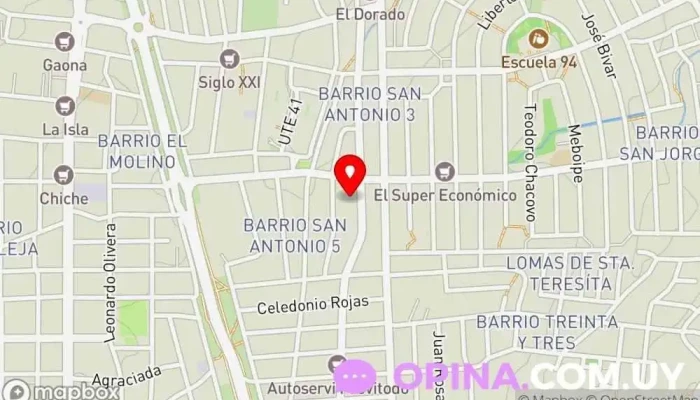 mapa de Escuela N° 87 Escuela en Maldonado