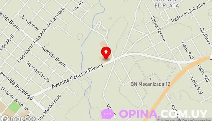 mapa de Escuela N° 97 Escuela en Rocha