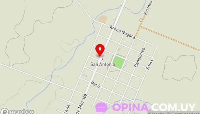 mapa de Escuela N°121 Mtro Agustin Ferreiro Colegio público en San Antonio