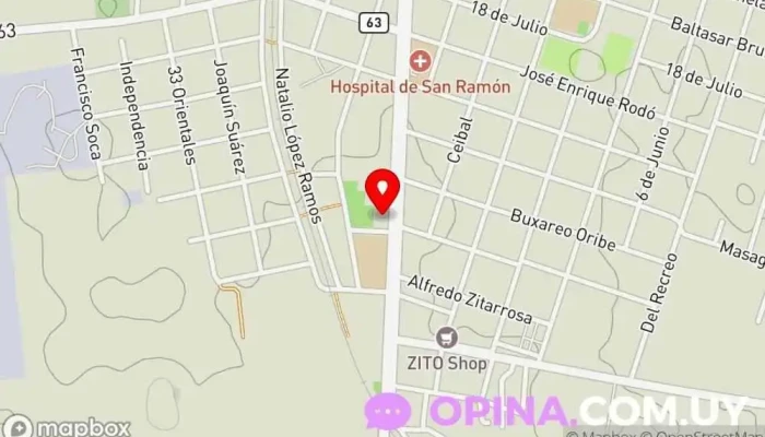 mapa de Escuela N°148 y N 275 Escuela en San Ramón