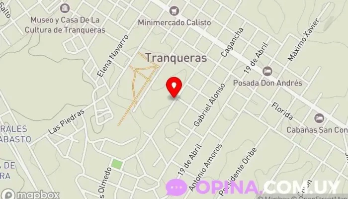 mapa de Escuela N°154 Escuela en Tranqueras