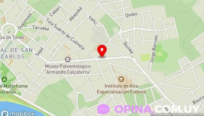 mapa de Escuela N°37 República Argentina Escuela en Col. del Sacramento