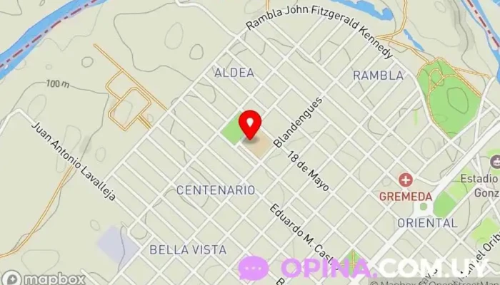 mapa de Escuela N°43 Escuela primaria en Artigas