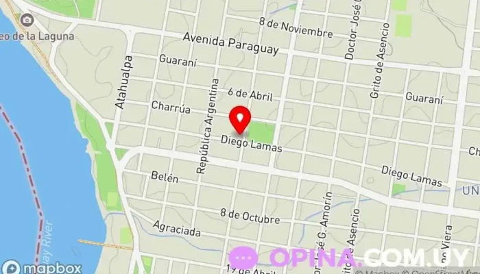 mapa de Escuela N°5 Escuela en Salto