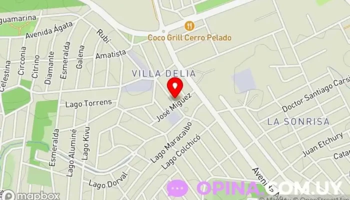 mapa de Escuela N°56 Clemente Estable Escuela en Maldonado