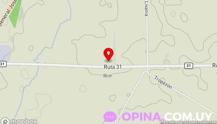 mapa de Escuela N°56 Tropezón Salto Escuela en Salto