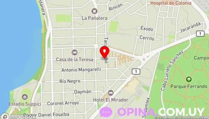 mapa de Escuela N°90 Escuela en Col. del Sacramento