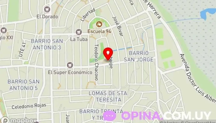 mapa de Escuela N°95 Escuela en Maldonado