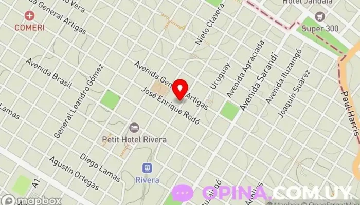 mapa de Escuela Nº 105 