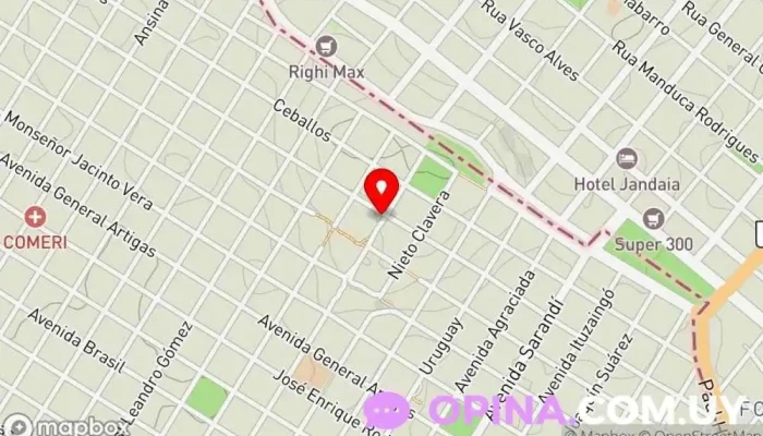 mapa de Escuela Nº 129 Escuela en Rivera