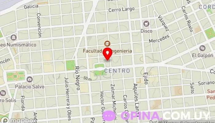 mapa de Escuela Nº 2 República Argentina y Escuela 269 Escuela en Montevideo