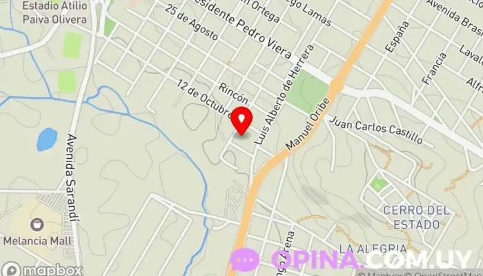 mapa de Escuela Nº 44 - República de Italia Escuela primaria en Rivera