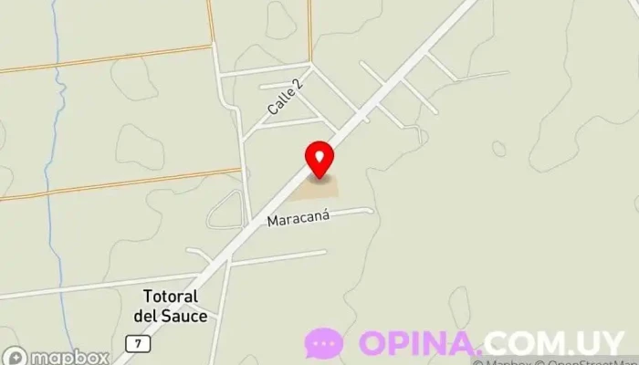 mapa de ESCUELA No. 76 Colegio público en Totoral Del Sauce