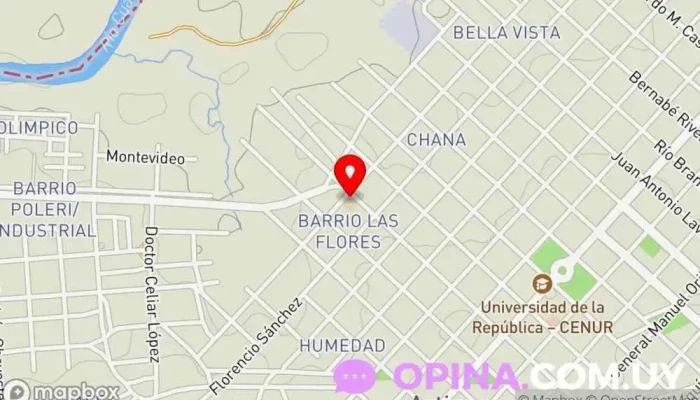 mapa de Escuela Nº 8 Juan A Lavalleja Escuela en Garibaldi