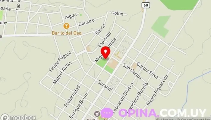 mapa de Escuela Nº54 Escuela en Pan de Azúcar