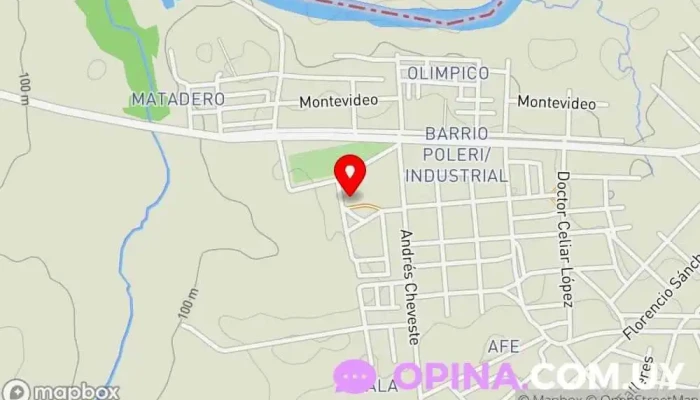 mapa de Escuela Nº65 Escuela de primaria en Artigas