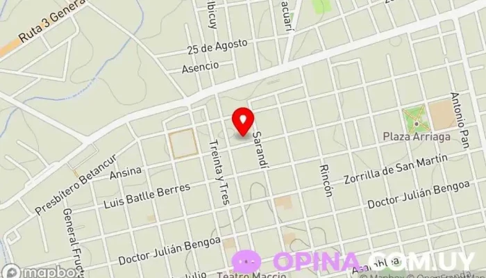 mapa de Escuela Nº95 Escuela en San José de Mayo