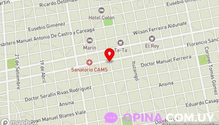 mapa de Escuela Nro. 1 