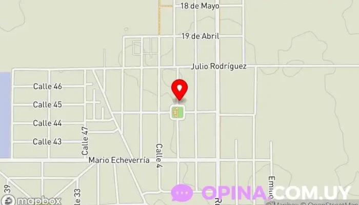 mapa de Escuela Nro. 100 Escuela primaria en Juan L. Lacaze