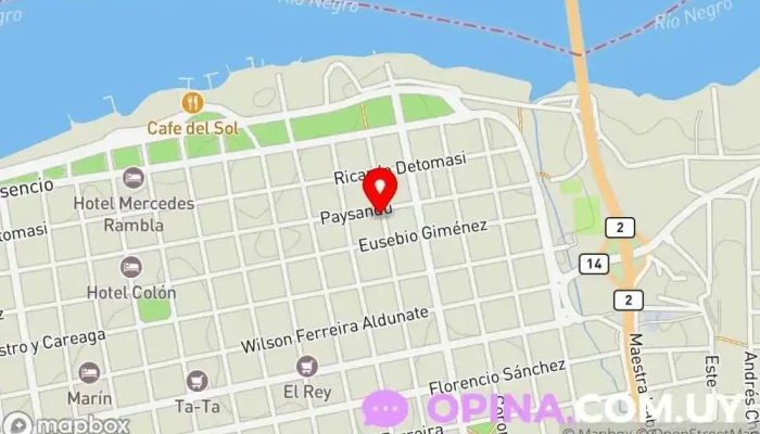 mapa de Escuela Nro. 11 