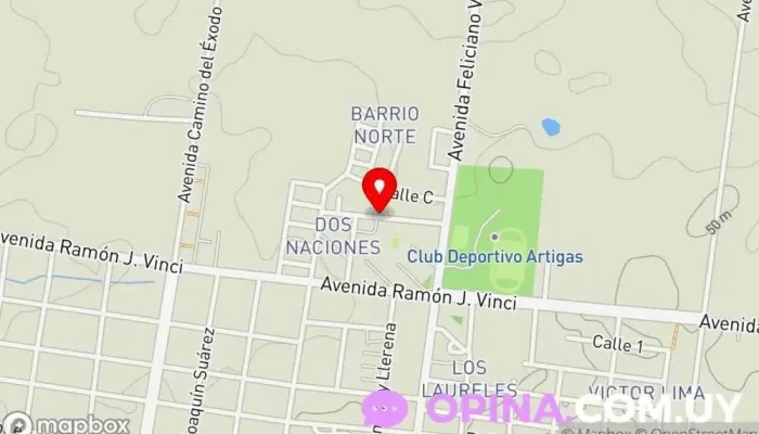 mapa de Escuela Nro. 112 República Argentina Escuela, Colegio público en Salto