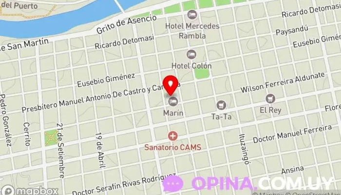 mapa de Escuela Nro. 4 