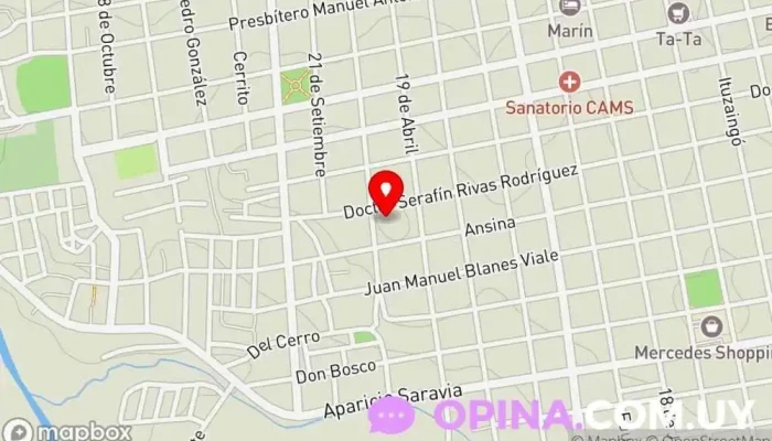 mapa de Escuela Nro. 46 Colegio público en Mercedes