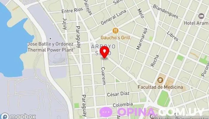 mapa de Escuela Primaria 70 Escuela primaria en Montevideo