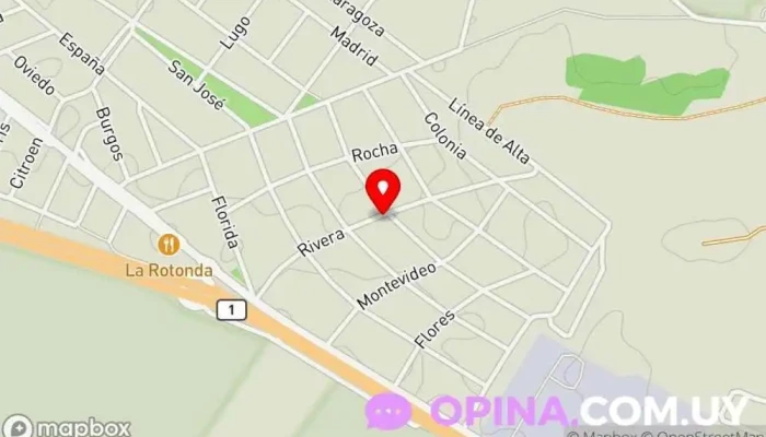 mapa de Escuela Pública 108 Escuela en Ciudad del Plata