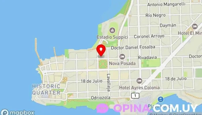 mapa de Escuela Publica 2 Escuela en Col. del Sacramento