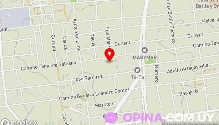 mapa de Escuela Pública Escuela en Montevideo