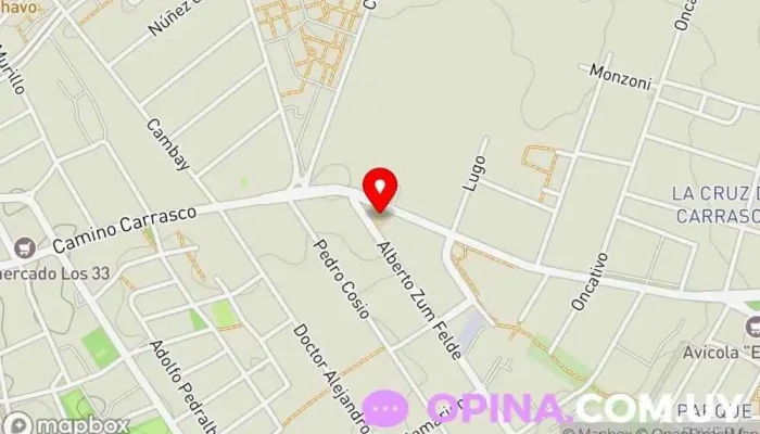 mapa de Escuela Pública N° 63 - Luis Cincinato Bollo Educación en Montevideo